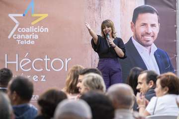 Acto de presentación de Héctor Suárez como candidato a la Alcaldía de Telde/TA.